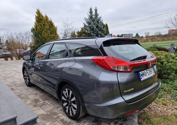 Honda Civic cena 57900 przebieg: 87000, rok produkcji 2016 z Pułtusk małe 497
